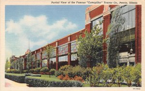 J24/ Peoria Illinois Postcard Linen Caterpillar Tractor Construction Factory 176