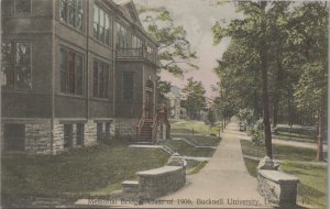 Postcard Memorial Bridge Class 1906 Bucknell University Lewisburg PA