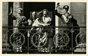 Visit of Danish Royal Family to The Netherlands (1954) RPPC Postcard