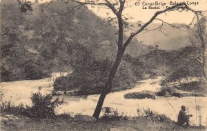 Belgian Congo 1919 La Ruzizi River vintage postcard B980