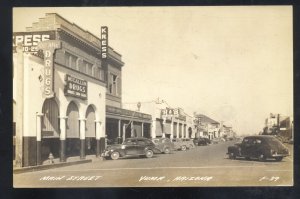 RPPC YUMA ARIZONA DOWNTOWN MAIN STREET OLD CARS VINTAGE REAL PHOTO POSTCARD