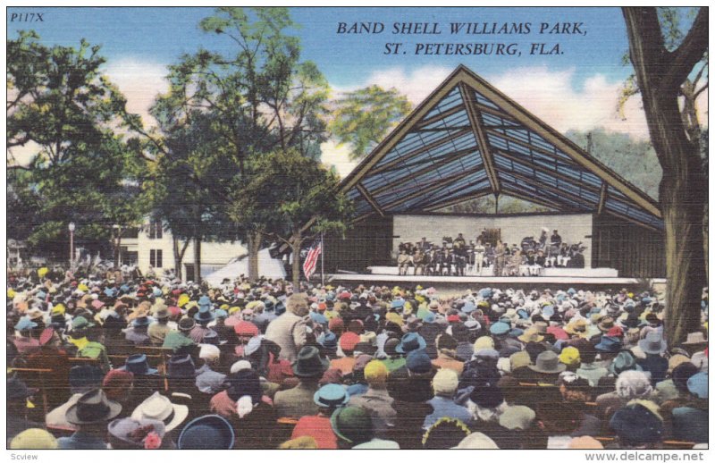 ST. PETERSBURG, Florida; Band Shell Williams Park, 30-40s