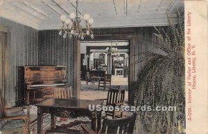 Interior of Parlor and Office of the Liberty House - New York NY  