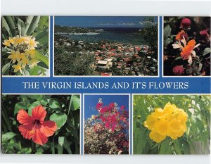 Postcard The Virgin Islands And It's Flowers, U.S. Virgin Islands