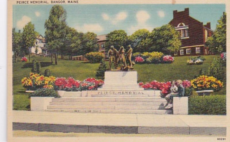 Maine Bangor The Peirce Memorial