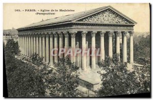 Old Postcard Paris Church of the Madeleine