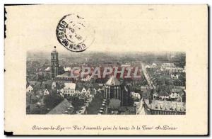 Old Postcard Aire sur La Lys View L & # 39Ensemble of senior Taking Sour Sain...