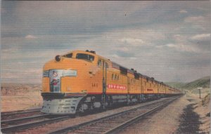 Postcard Union Pacific Railroad Streamliner City of Los Angeles 1948