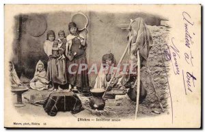 Algeria Biskra Constantine Old Postcard Arab Interior