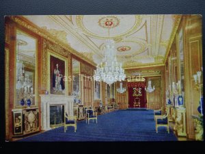 Windsor Castle THE STATE APARTMENT Throne Room c1930 Postcard by Raphael Tuck