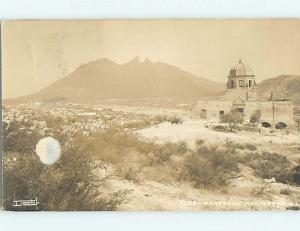 old rppc PANORAMIC VIEW OF TOWN Monterrey - Nuevo Leon Mexico HM2072