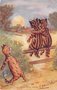 C.W. Faulkner Series 484A Artist Louis Wain unused 