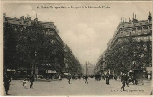 CPA PARIS Perspective. 40. Avenue de lOpéra 924432