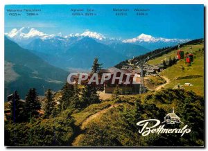 Modern Postcard Wallis Bettmeralp Bettmerhorn gondola began Walliser Alpen