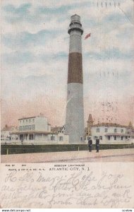 ATLANTIC CITY, New York, PU-1907; Absecum Lighthouse