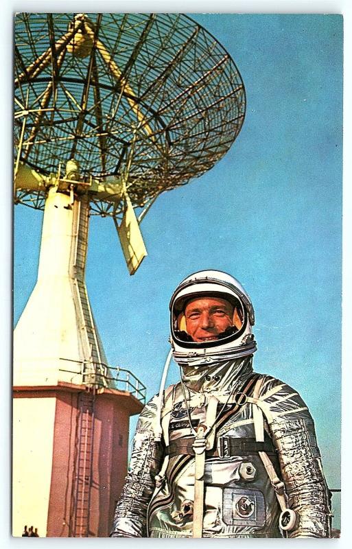 Postcard Astronaut Scott Carpenter 1962 Space Suit NASA B36