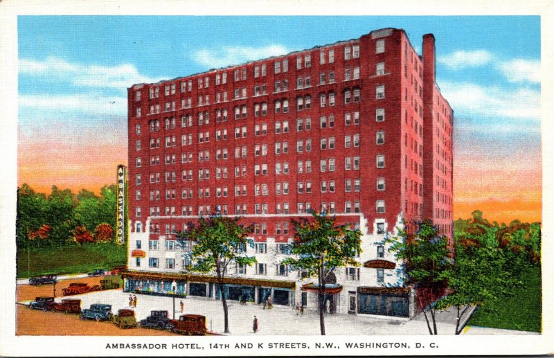 Washington D C The Amabssador Hotel 1935