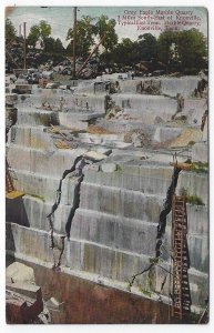 Knoxville, Tennessee, Vintage Postcard View of Grey Eagle Marble Quarry