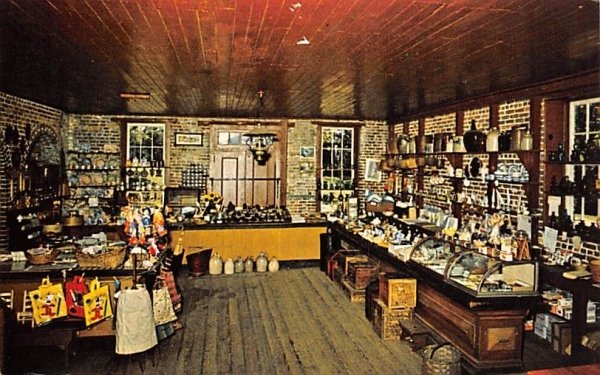 Interior of the General Store at the Deserted Village Allaire, New Jersey  