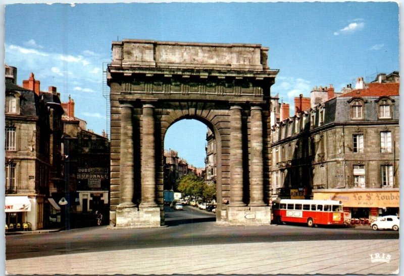 Postcard - La porte de Bourgogne - Bordeaux, France