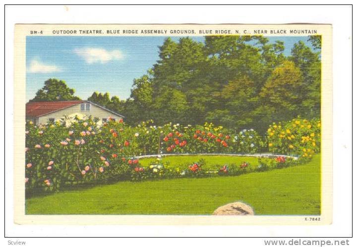 Outdoor Theatre, Blue Ridge Assembly Grounds, Blue Ridge, North Carolina, 30-40s