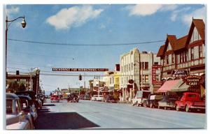 1950s Fourth Avenue, Anchorage, AK Postcard 515 Club, Cheechako Tavern