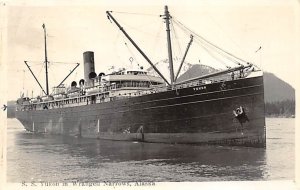 SS Yukon Alaska Steamship Co. Real Photo 1941 