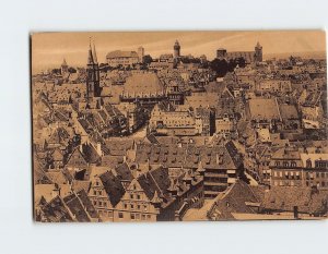 Postcard Panorama vom Lorenzkirchturm aus, Nürnberg, Germany