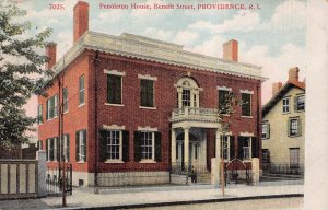 PROVIDENCE RHODE ISLAND RI~PENOLETON HOUSE-BENEFIT STREET~1910s POSTCARD