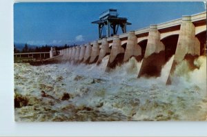 Bonneville Dam on the Columbia River Postcard Oregon