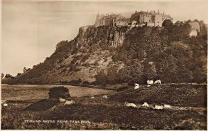 STIRLING CASTLE SCOTLAND~LOT OF 2 PHOTO POSTCARDS-FROM KINGS KNOT + PALACE