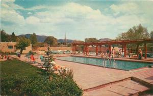 Aquamarine Swimming Pool La Posada 10472 Santa Fe New Mexico 1950s Petley