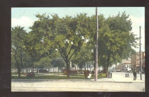 MASON CITY IOWA CITY PARK VINTAGE POSTCARD