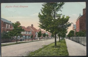 Lincolnshire Postcard - Algitha Road, Skegness    RS11098