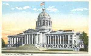 Jefferson City, Missouri , MO State Capital USA Unused small crease left top ...