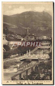 Old Postcard La Bourboule View Taking the terrace of the Casino