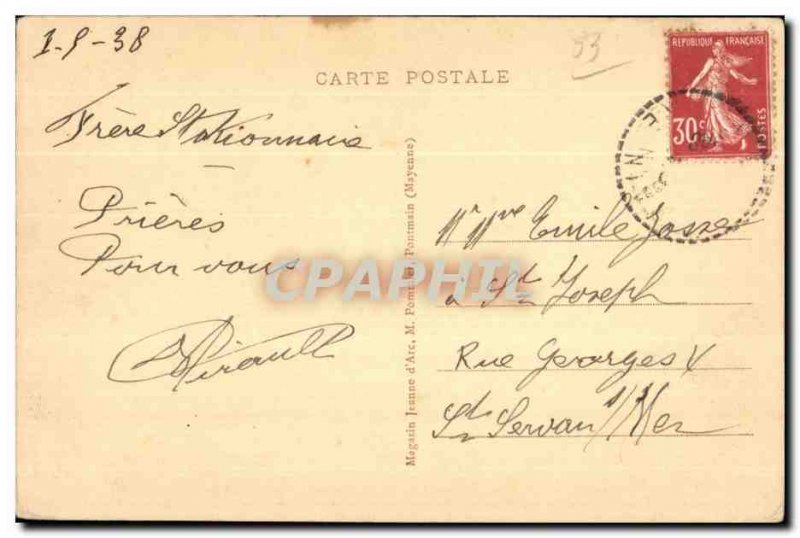 Old Postcard Norte lady pontmain
