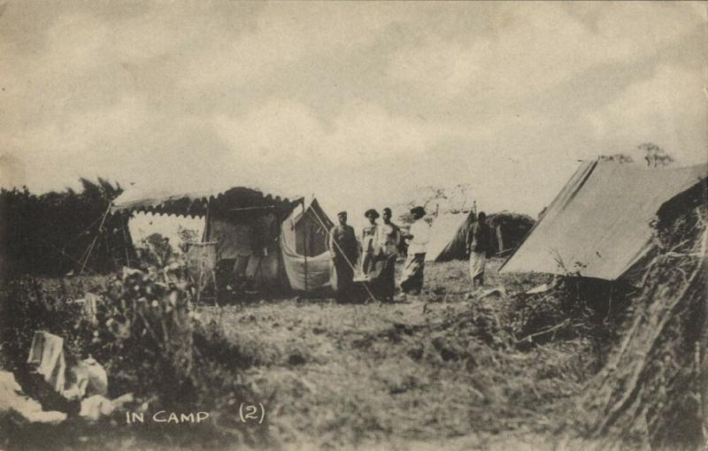 angola, KAPANGO, Bihe District, Camp Scene (1910s) Postcard