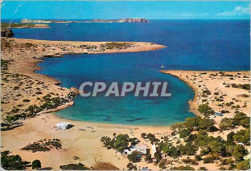 Postcard Modern Ibiza Baleares Espana San Antonio Vista aereas