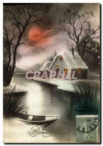 Postcard Old Bonne Annee