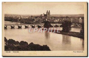 Postcard Old Tours general view