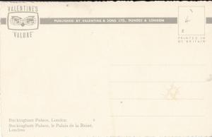 Buckingham Palace London Valentine & sons postcard
