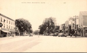 Maine Brunswick Main Street