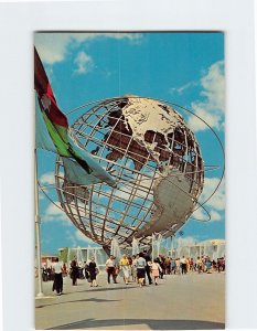 Postcard Unisphere, New York World's Fair, Queens, New York