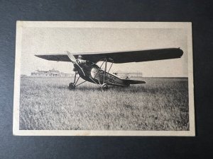 Mint France Postcard Aerodrome of Brussels Haren Shell Aviation