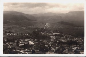 Czech Republic Ruzomberok Rosenberg Ružomberok Vintage RPPC C050