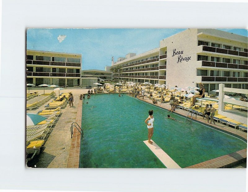 Postcard Beau Rivage Resort Motel, Miami Beach, Florida