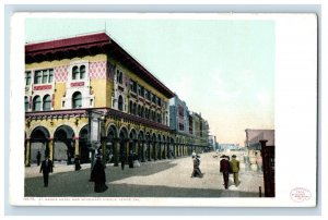 1920s St. Mark's Hotel And Windward Avenue Venice California Postcard P133E