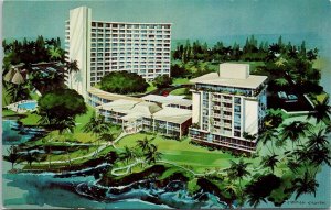 Naniloa Hotel Hilo Bay Hawaii HI Unused Vintage Postcard H62