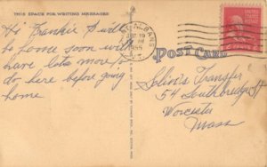 Dotty Nimwit postcard: Men are either All Feet or All Hands